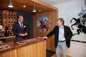 Bruce Dickinson with Oliver Robinson