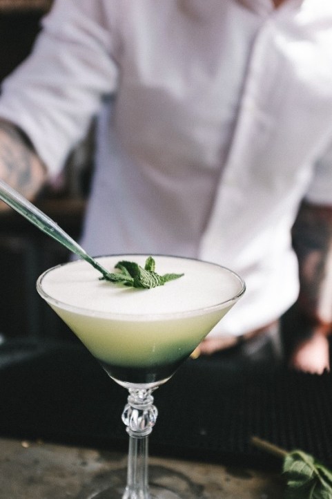 Velvet Green Martini